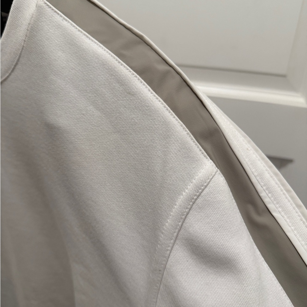 Hermes WHITE/GREY mens Run H crewneck sweatshirt - Picture 6 of 9